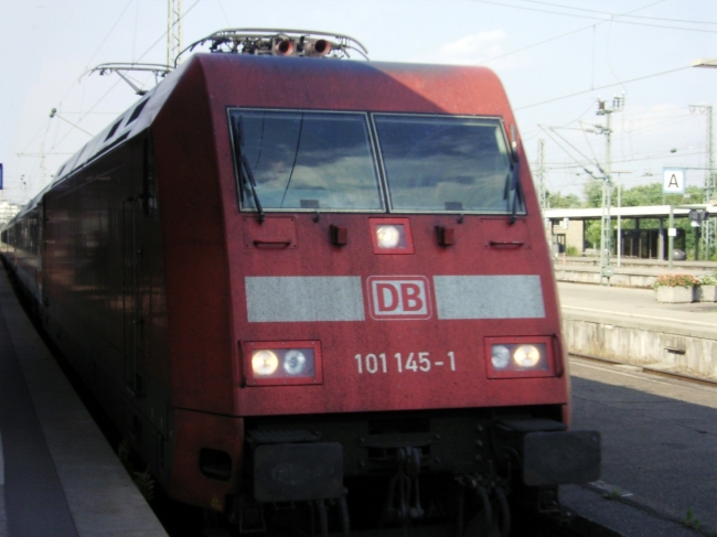Intercity in Stuttgart terminus (D)