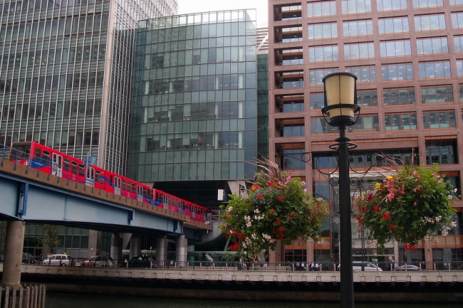 29 and 91 at Canary Wharf (8/9/08)