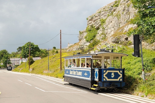 Tramcar No. 5 at Llandudno (23/6/08)