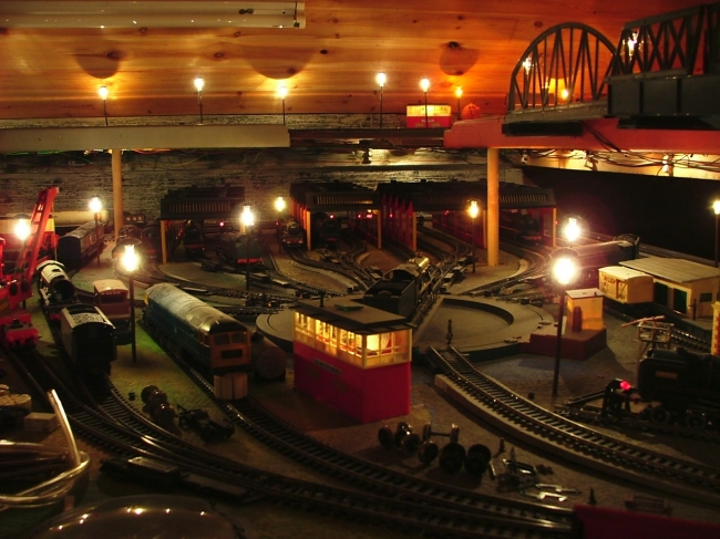 Engine sheds from the west