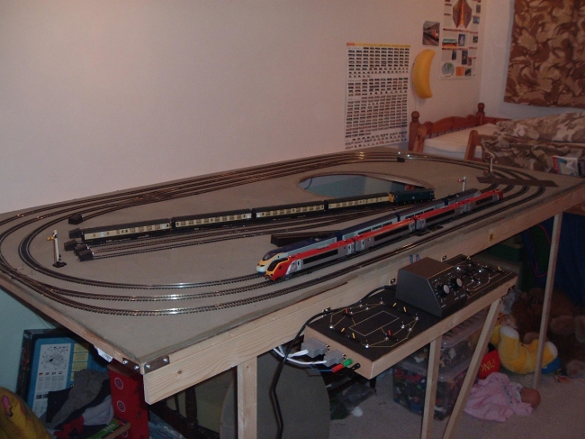 Track, electrics & control panel finished.