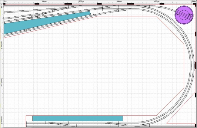 Conservatory O gauge layout.