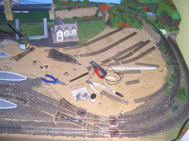 Work begins on the sidings