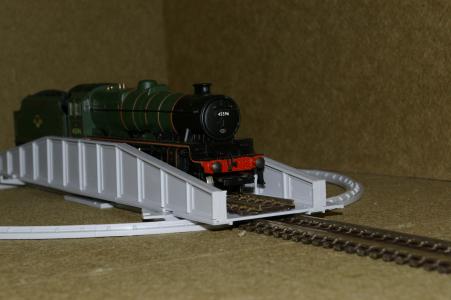 Turntable in fiddle yard