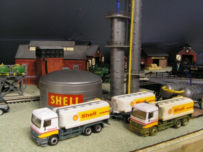 Fuel Depot with Turntable and Shed in background