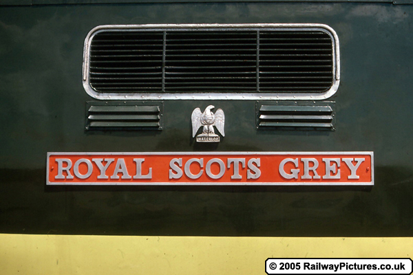 Nameplate Royal Scots Grey