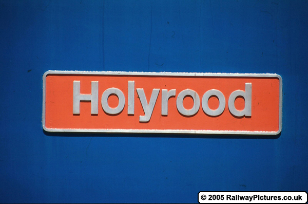 Holyrood Nameplate