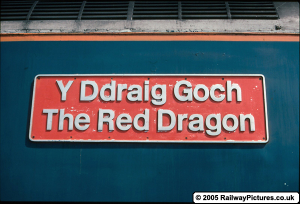 The Red Dragon Nameplate
