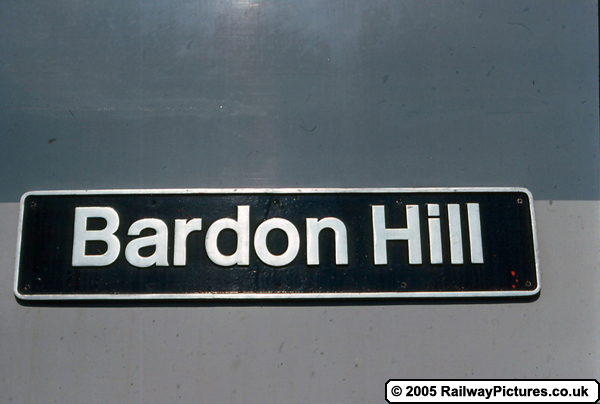 Bardon Hill Nameplate