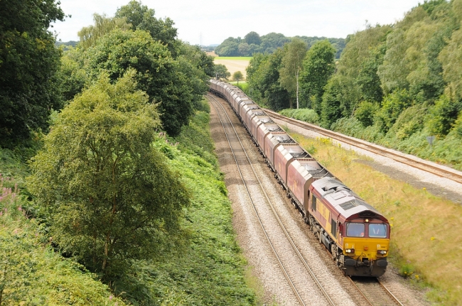 66167 at Retford (2/8/08)