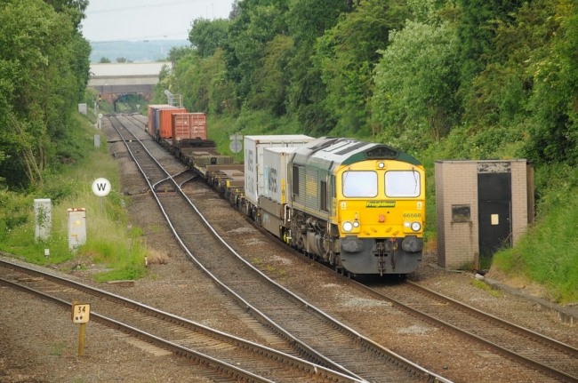 66568 at Water Orton (6/6/08)