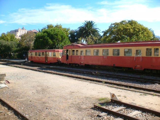 Corsican commuter train