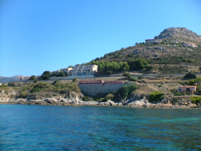 Corsican coastal route.