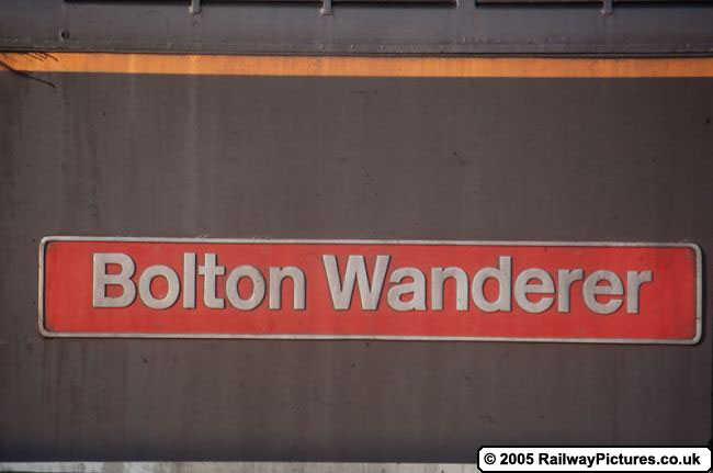 Nameplate of  Bolton Wonderer