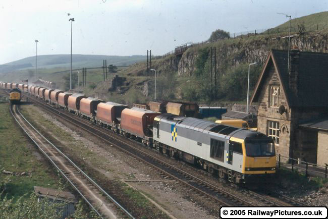 60005 at Peak Forest quarry