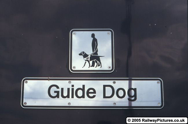 Nameplate of Guide Dog