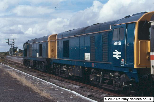 20128 and 2013 in BR Blue livery Double Heading