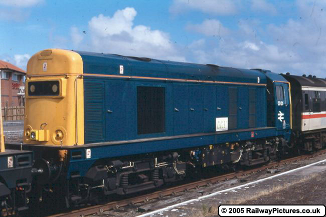 20131 in BR Blue livery at Skegness