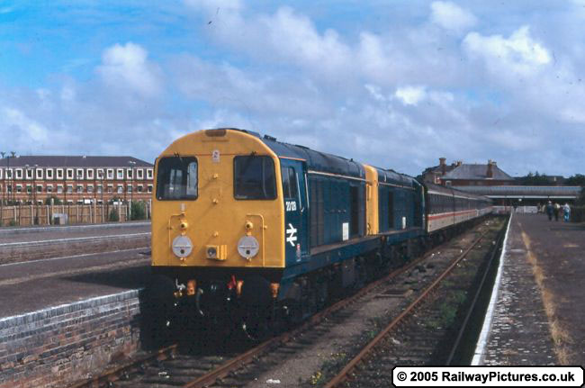20128 and 20131 in BR Blue livery Double Heading