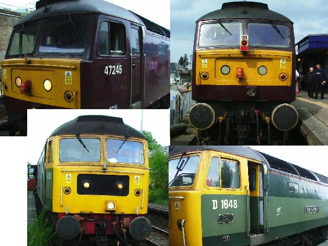 Class 47851 and 47245 5/5/7