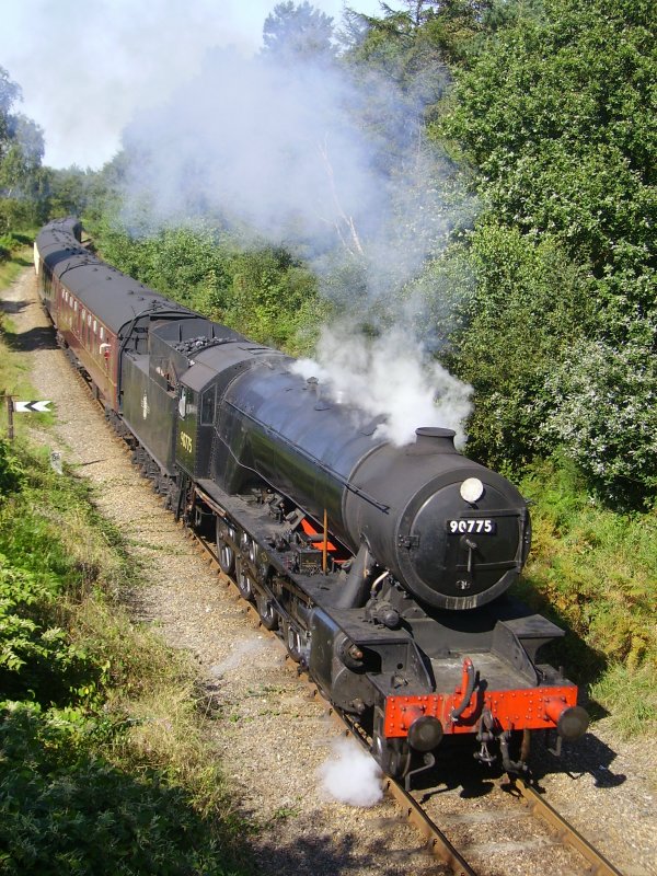 90775 in the sun on the NNR