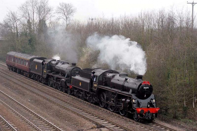 76079 & 45047 Monk Fryston 30-03-2005
