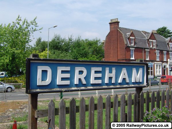 Dereham Station Sign