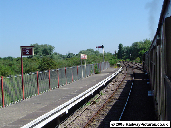Orton Mere Platform and Station Sign
