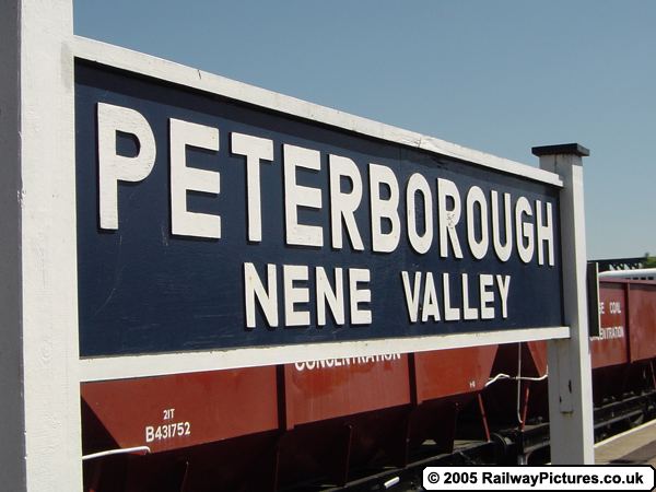 Peterborough Nene Valley Station Sign