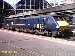 Class 91's at Newcastle