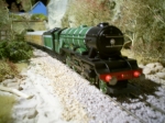 Flying Scotsman taking lower pass