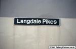 60019 Langdale Pikes Nameplate