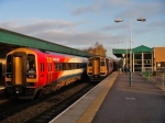 158883 and 158872 at Chesterfield (14/11/09)