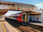 159019 and 159020 at Dawlish (12/4/09)