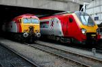 57301 and 221116 at Birmingham New Street (3/11/07)