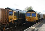 Freightliner 66's at Wakefield