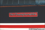 Northamptonshire Nameplate