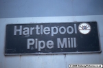 Nameplate of Hartlepool Pipe Mill