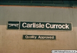 Nameplate of Carlisle Currock