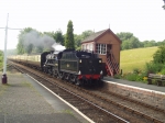 N Class pulling a schools special through Hampton Loade