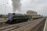 60019 Bittern steams through platform 3 at Swindon