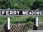 Ferry Meadows Station Sign