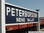 Peterborough Nene Valley Station Sign