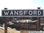 Wansford Station Sign