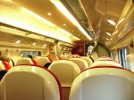 Pendolino Standard class interior of coach